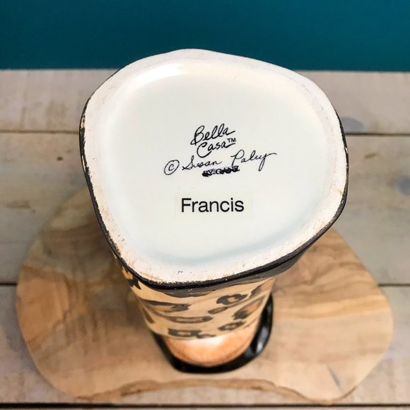 BELLA CASA Susan Paley Whimsical Figurative Vase 10" Francis Eclectic Decor - Picture 9 of 9